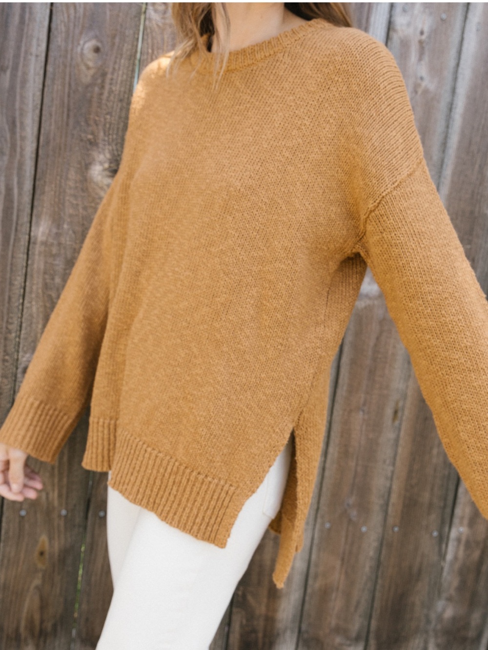 Jenni Kayne Amber-Tone Crewneck Sweater